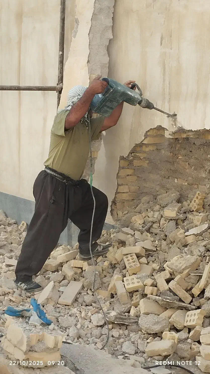 تخریب ساختمان کلی جزئی|خدمات پیشه و مهارت|اندیمشک, |دیوار