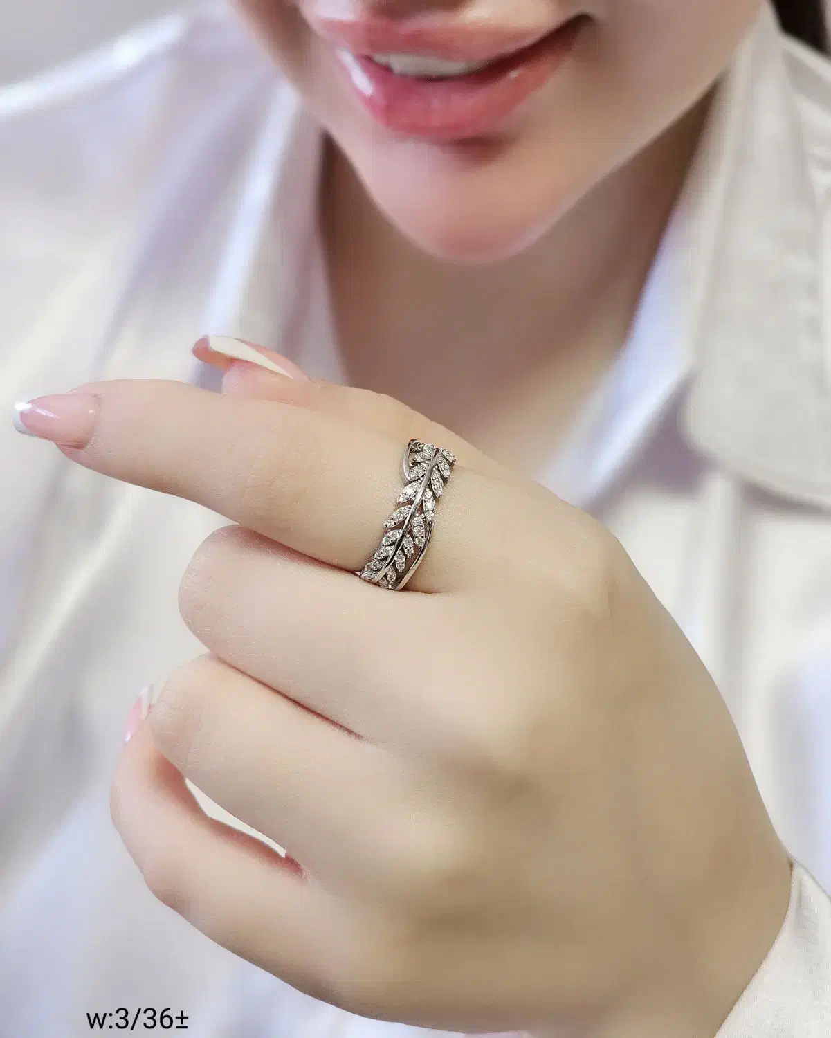 انگشتر نقره پرستو نگین دار کادو برای انگشت تعهد310|جواهرات|تبریز, |دیوار