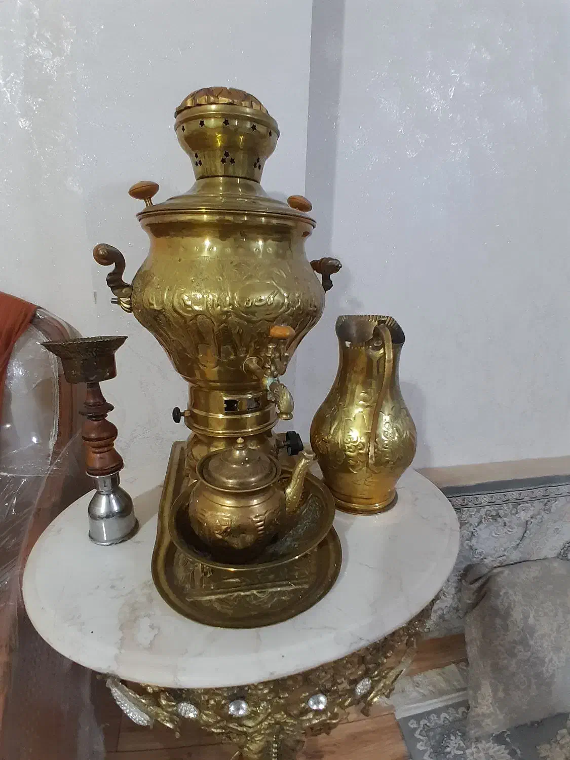 سرویس کامل سماور برتز|سماور، چایساز، قهوهساز|نهاوند, |دیوار