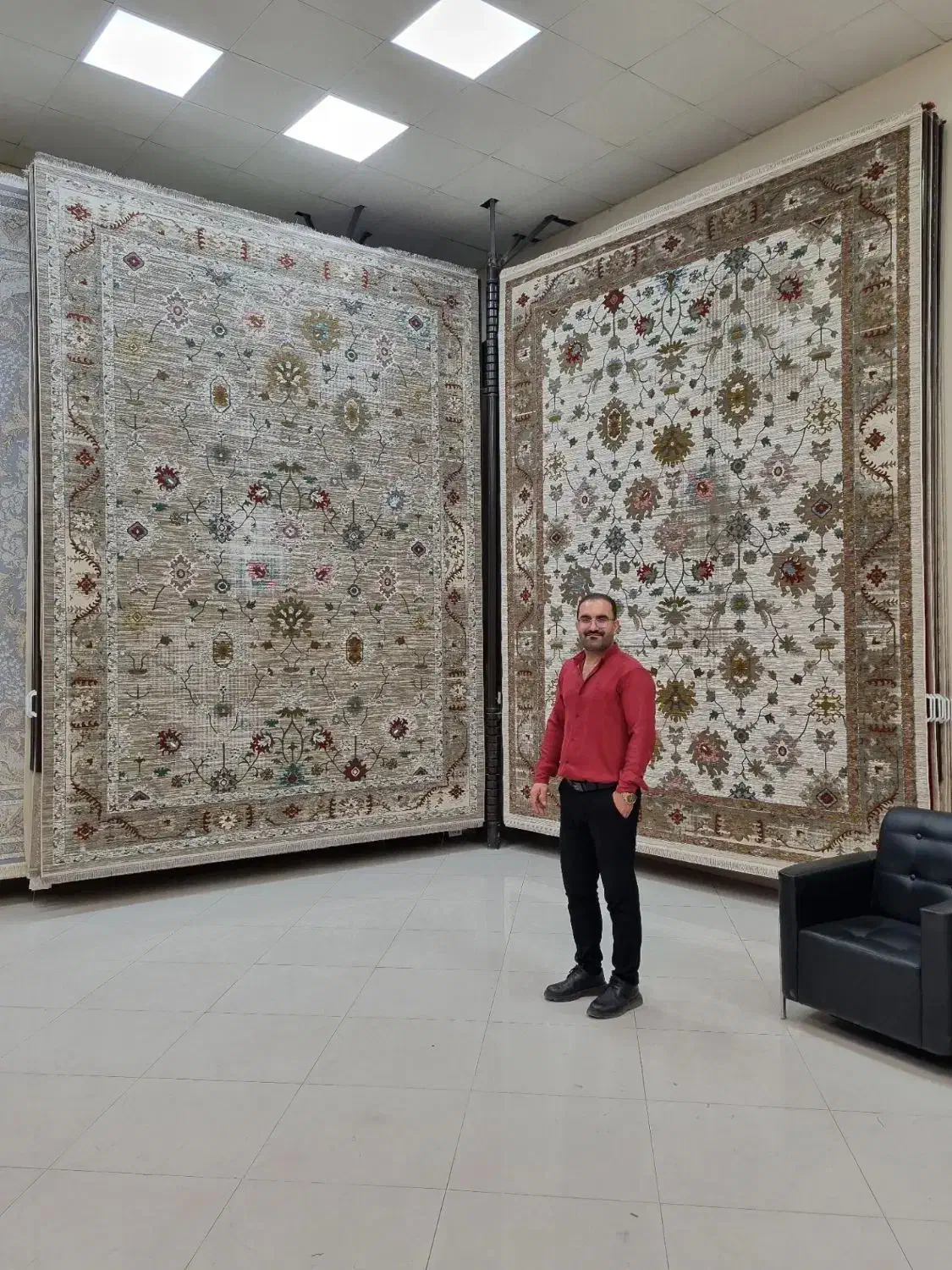 فرش سلطان آبادی درجه یک ۷۰۰شانه طرح ۴۰۴|فرش|صدرا-فارس, فاز ۲|دیوار