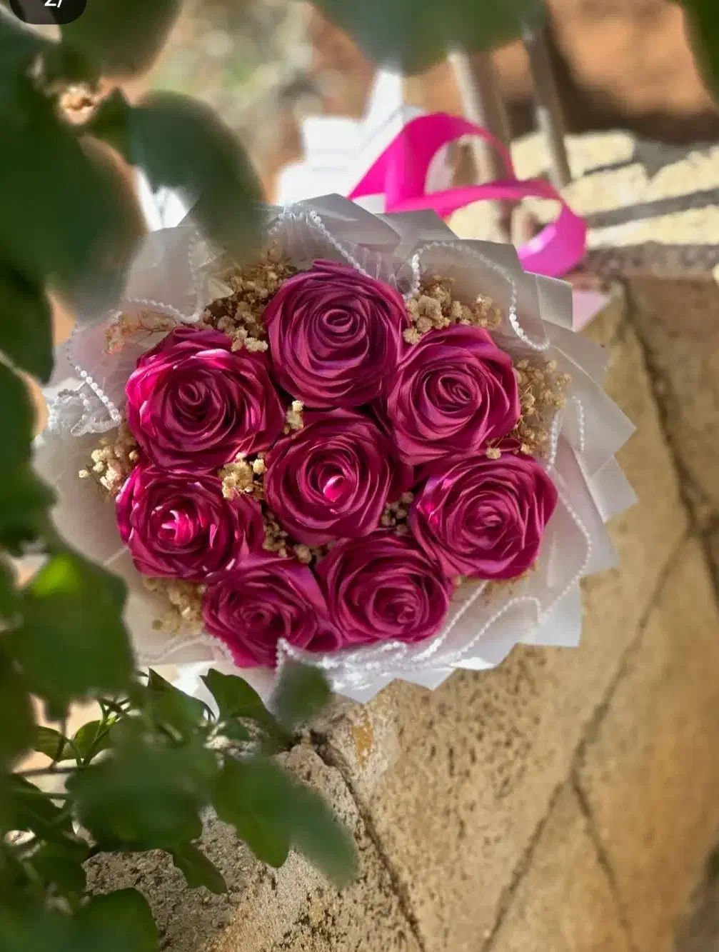 گل آرایی روبانی وباکس گل وهدیه|گل مصنوعی|تبریز, |دیوار