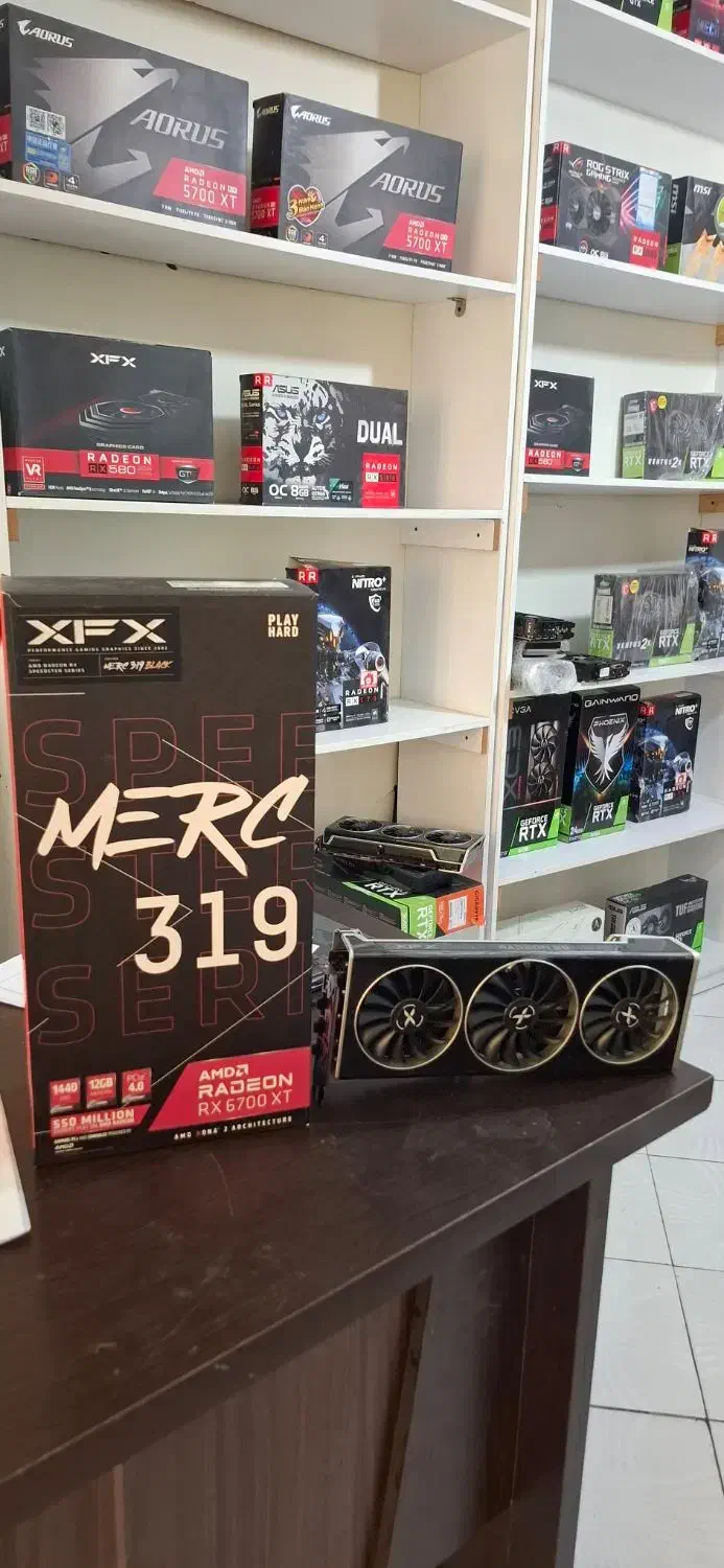 کارت گرافیک مرک xfx rx 6700xt mrck|قطعات و لوازم جانبی رایانه|تهران, سلسبیل شمالی|دیوار