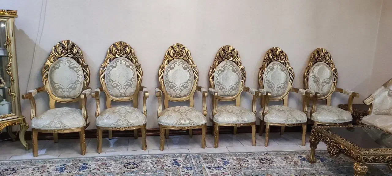 مبل سلطنتی در حد نو فروش فوری|مبلمان خانگی و میز عسلی|پاکدشت, پاکدشت (مامازند)|دیوار