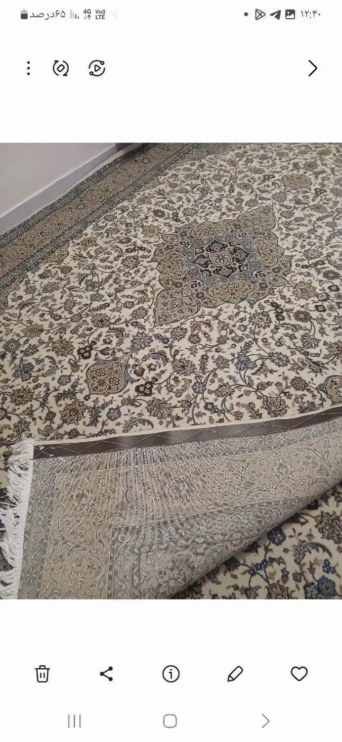 جفت فرش ۶ متری ماشینی رنگ گردویی|فرش|هشتگرد, فاز ۱ مهستان|دیوار