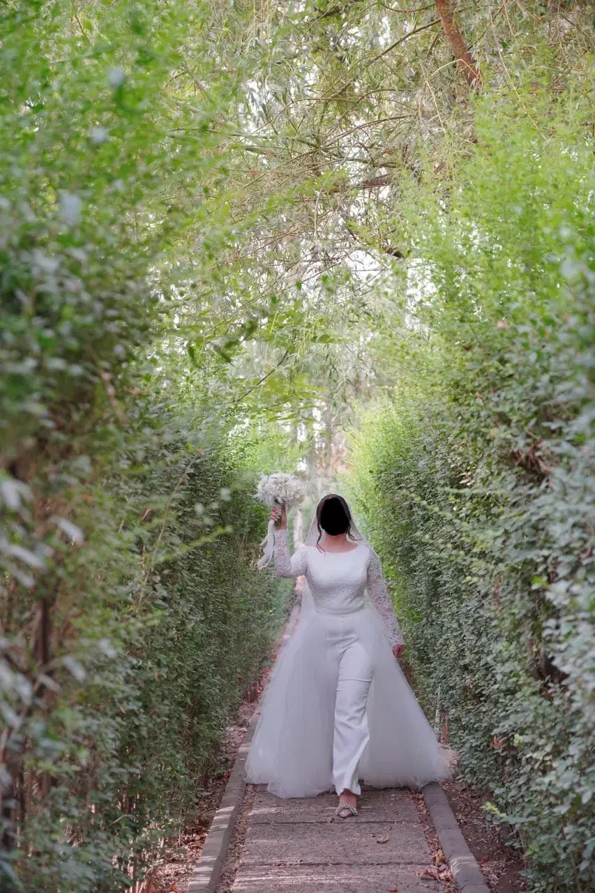 لباس عقد همراه با تور سر|لباس|چهاردانگه (تهران), |دیوار