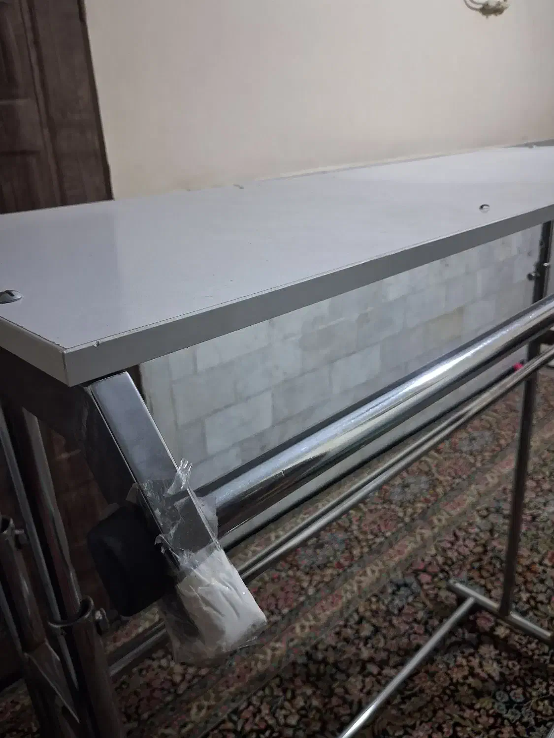 رگال لباسی تمال استیل دو طبقه|بندرخت و رختآویز|کرمان, |دیوار