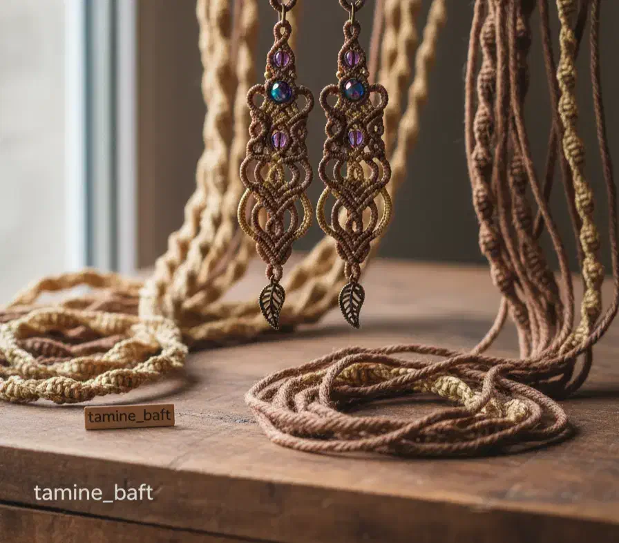 گوشواره میکرومکرومه|بدلیجات|اهواز, فاز ۵ پاداد|دیوار