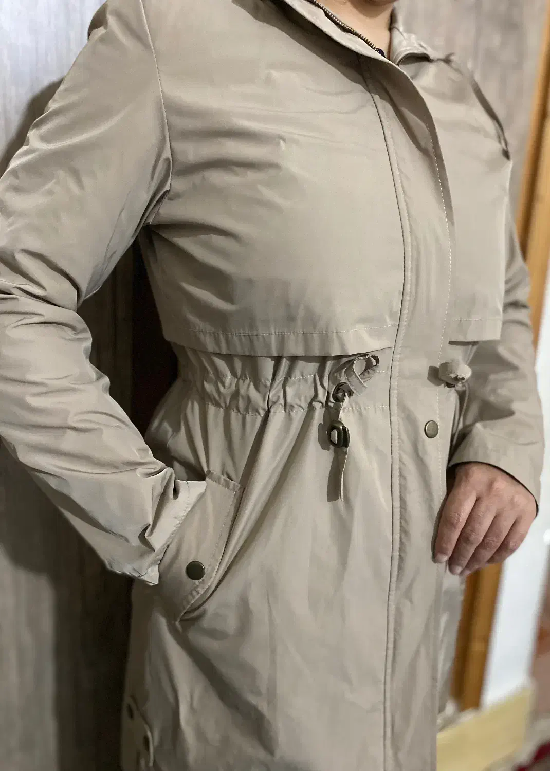 بارونی ضد آب و ضد باد آستر دار (نو)|لباس|گرگان, |دیوار