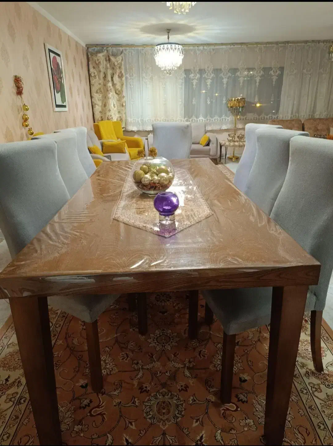 میز ناهارخوری 8 نفره|میز و صندلی غذاخوری|قم, کلهری|دیوار
