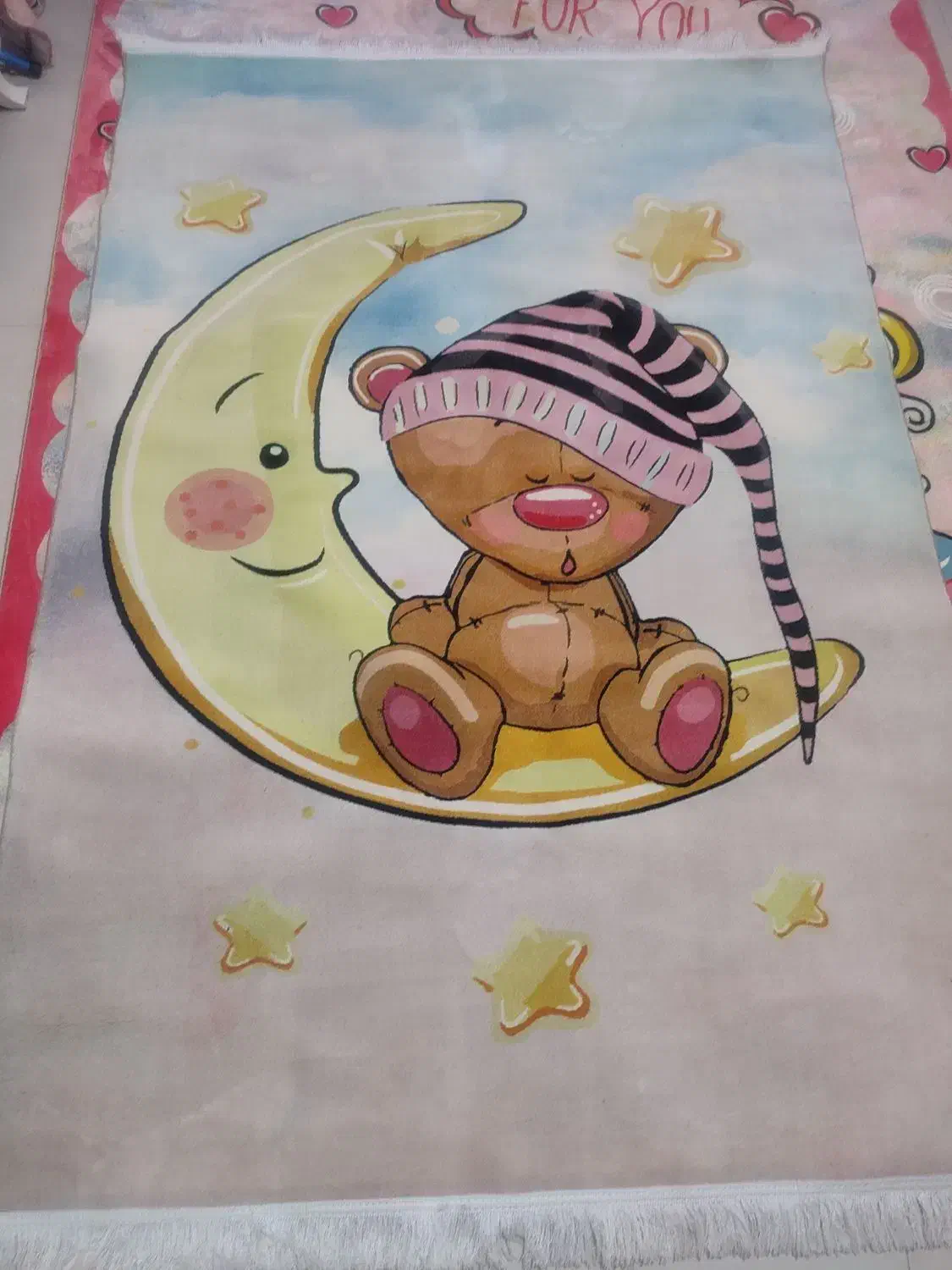 فرش اتاق کودک درحدنوبرای سیسمونی بوده مدل جدید|فرش|اراک, |دیوار