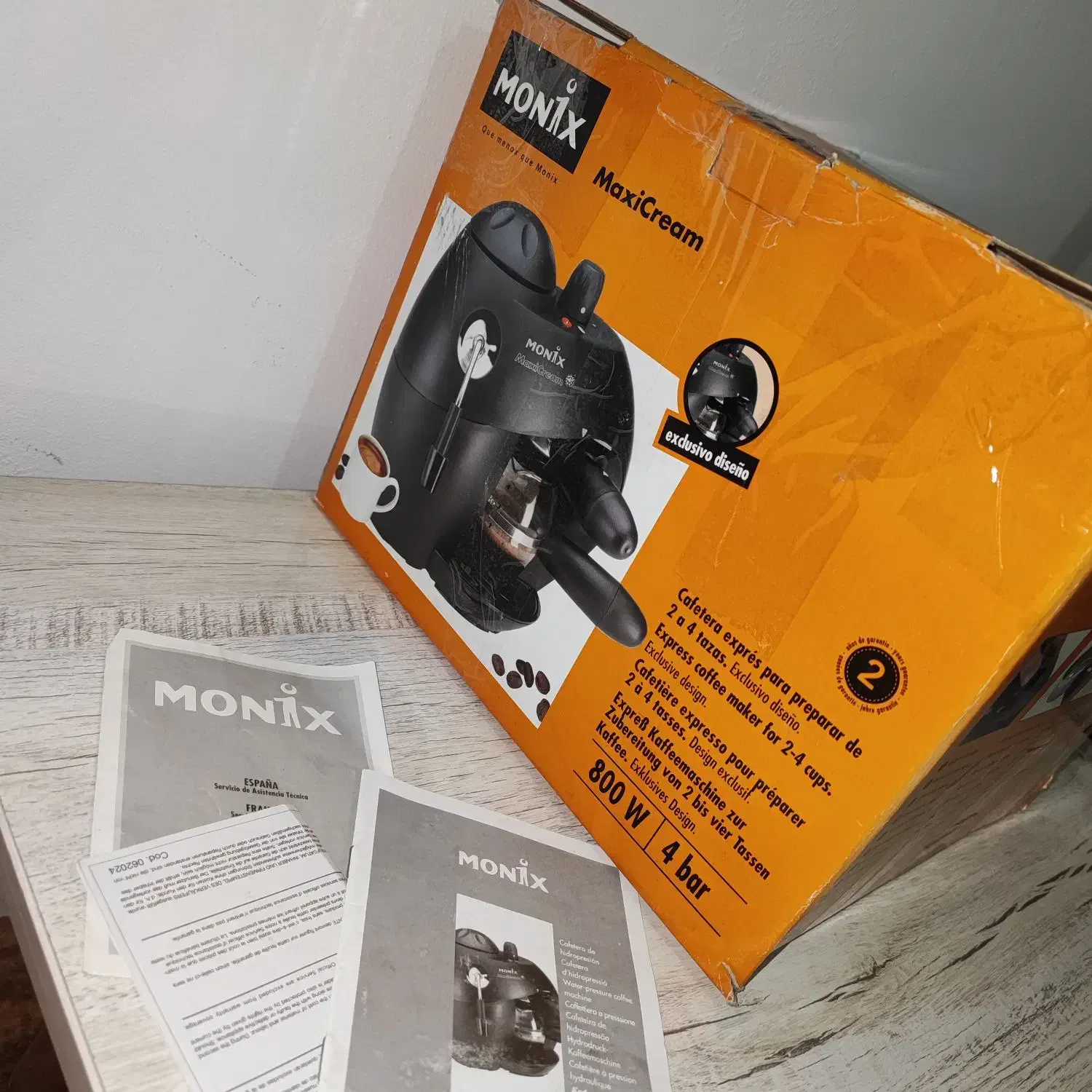 قهوه ساز ماکـسی کرم مونیـکس Monix MaxiCream|سماور، چای‌ساز، قهوه‌ساز|فولادشهر, فولادشهر|دیوار