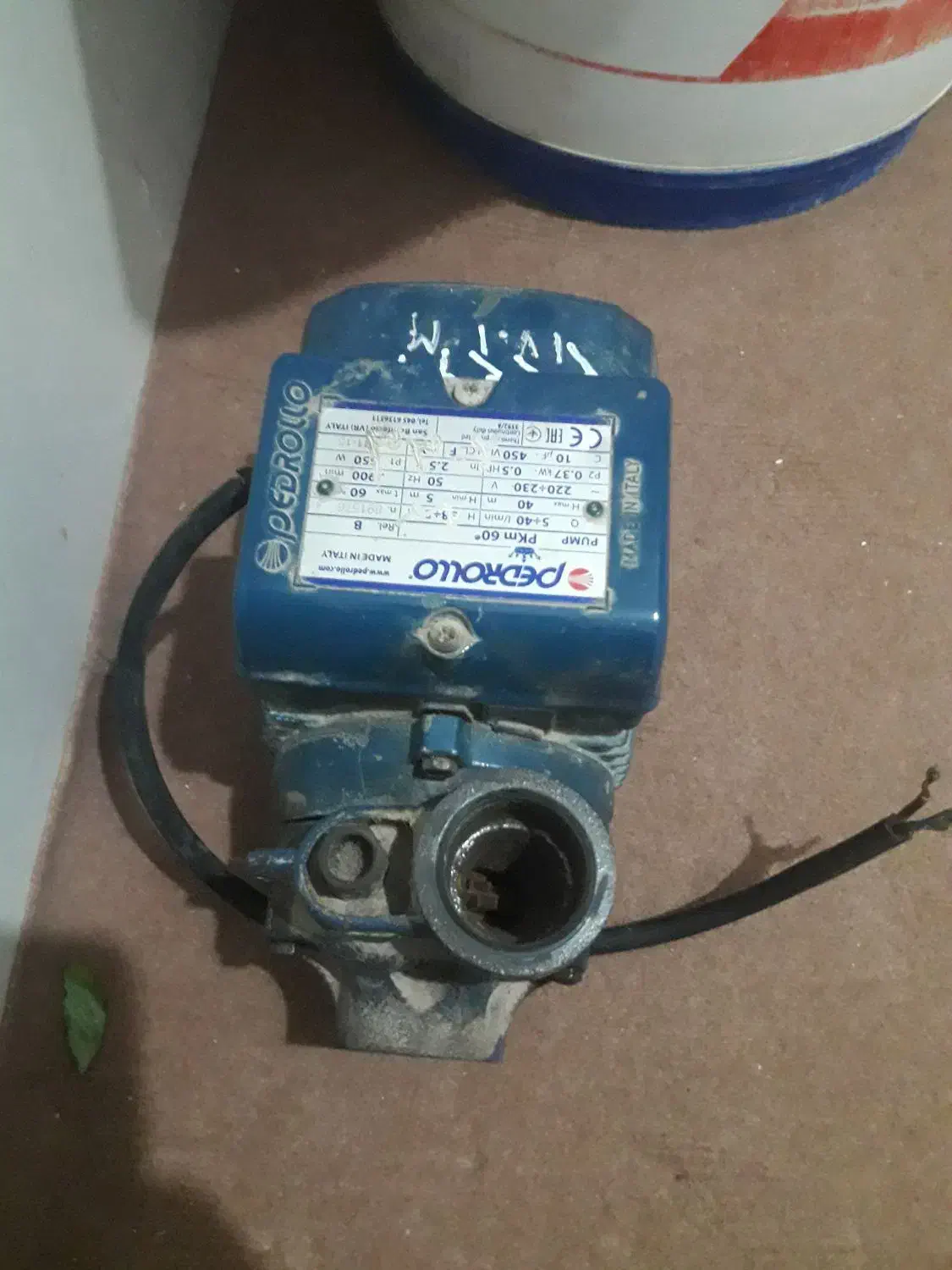 پمپ نیم اسب پدرولو|آبگرمکن، پکیج، شوفاژ|هندیجان, |دیوار