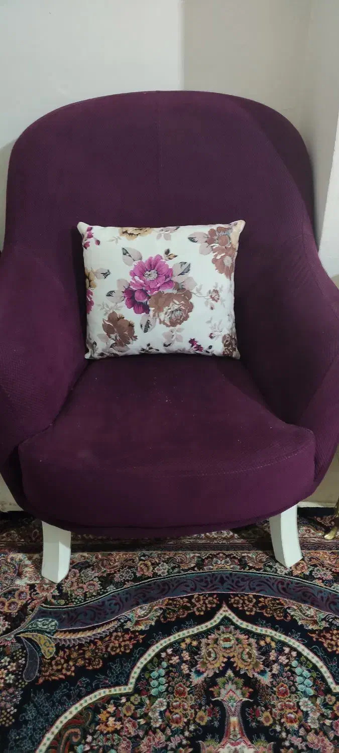 مبلمان همراه آباژور ومیز ناهار خوری۴نفره،جلومبلی|مبلمان خانگی و میز عسلی|رباط‌کریم, مسکن مهر آبشناسان|دیوار