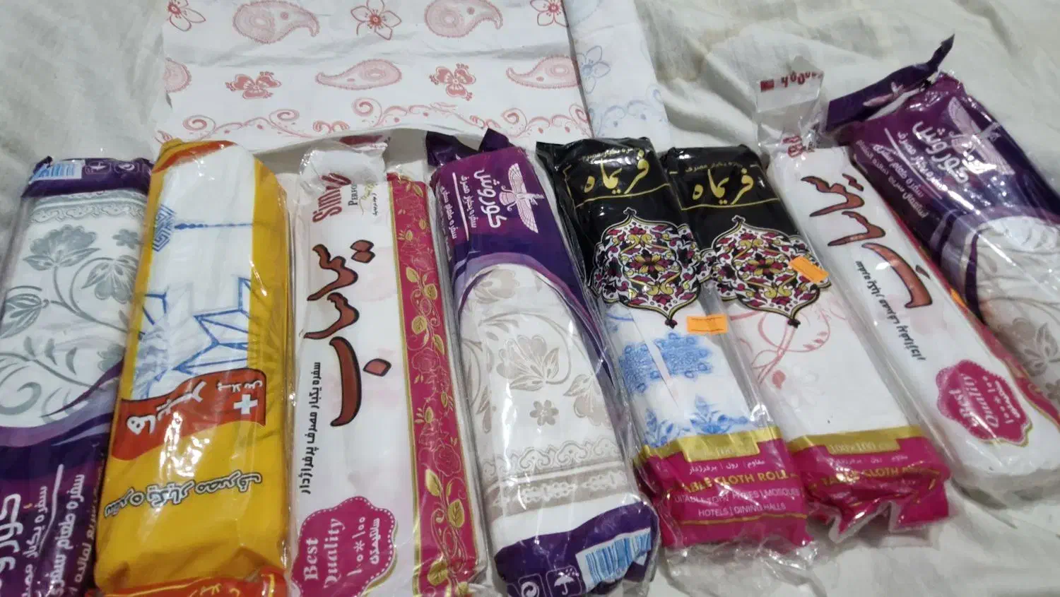 سفره یکبارمصرف خرید قبل|سفره، حوله، دستمال آشپزخانه|قزوین, |دیوار