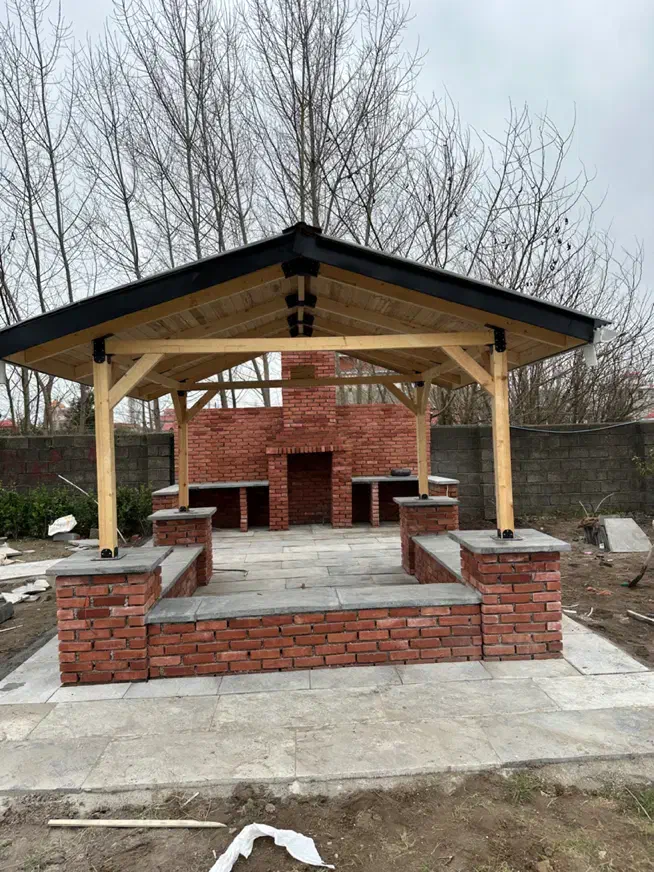 ساخت آلاچیق|مصالح و تجهیزات ساختمان|لاهیجان, قیام|دیوار