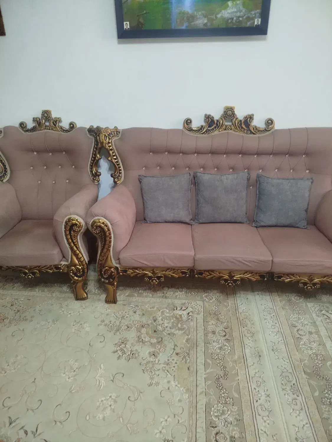 مبل ۷ نفره|میز و صندلی غذاخوری|آستانه اشرفیه, |دیوار