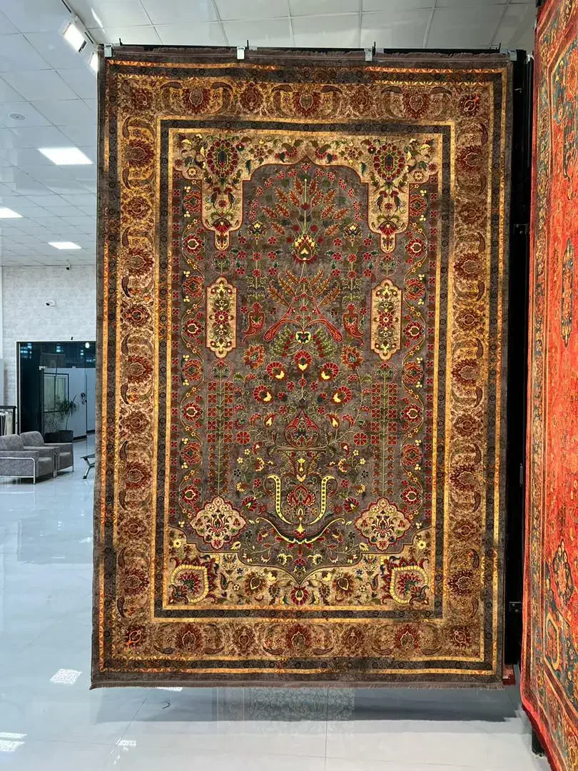 فرش سلطتنی آرمانی۷۰۰شانه تراکم۲۵۵۰بافت کاشان۱۲متری|فرش|شیراز, فرگاز|دیوار
