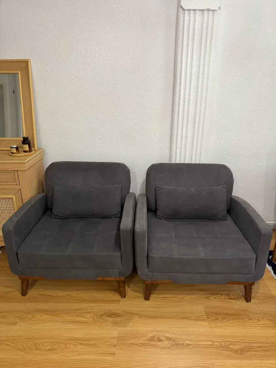 مبل تک نفره تختخوابشو|مبلمان خانگی و میز عسلی|کیش, |دیوار