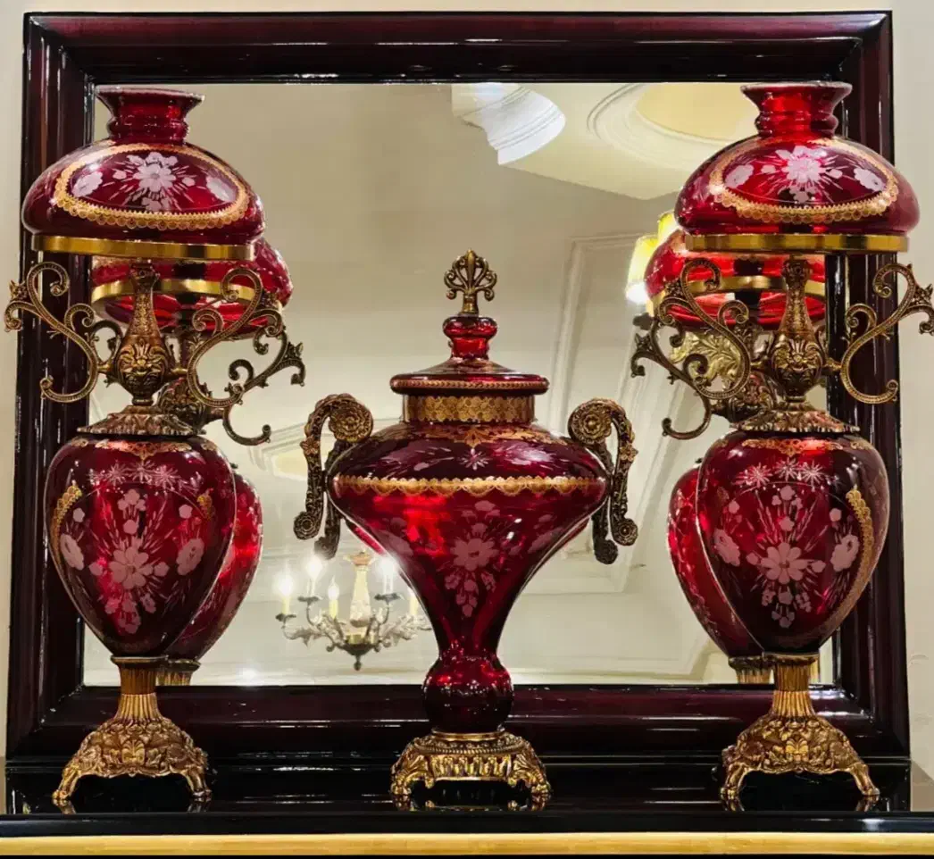 ظروف  دکوری دوپوست تراش مناسب جهیزیه وخاص پسندان|ظروف سرو و پذیرایی|زنجان, |دیوار