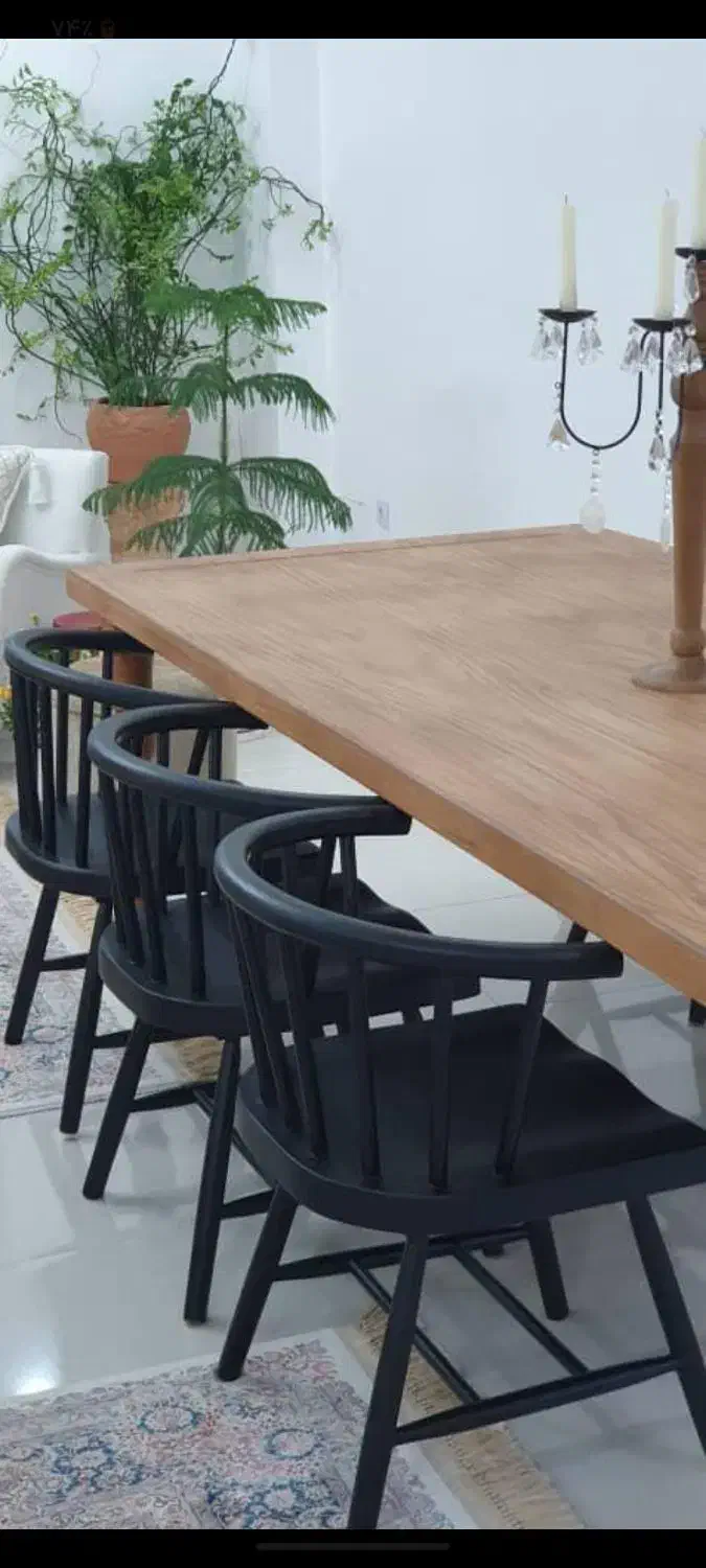 صندلی تمام چوب آماده تحویل|میز و صندلی غذاخوری|جاجرود, |دیوار