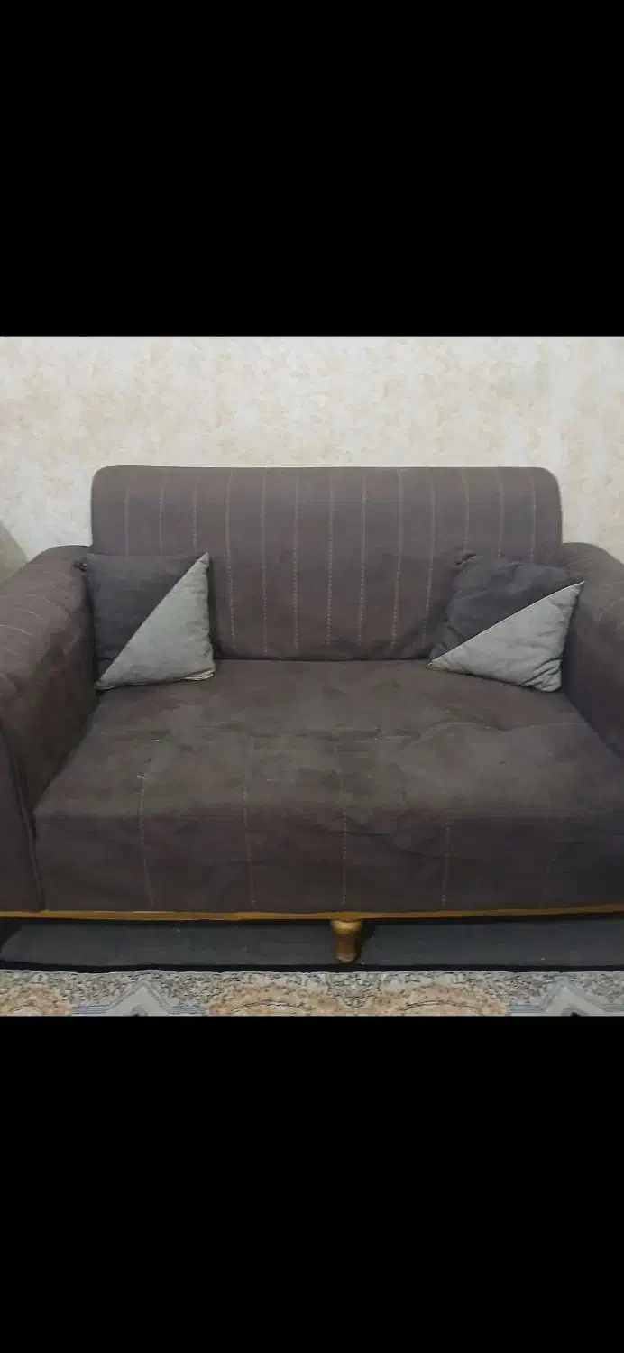 مبل هفت نفره صدفی|مبلمان خانگی و میز عسلی|اهواز, امانیه|دیوار