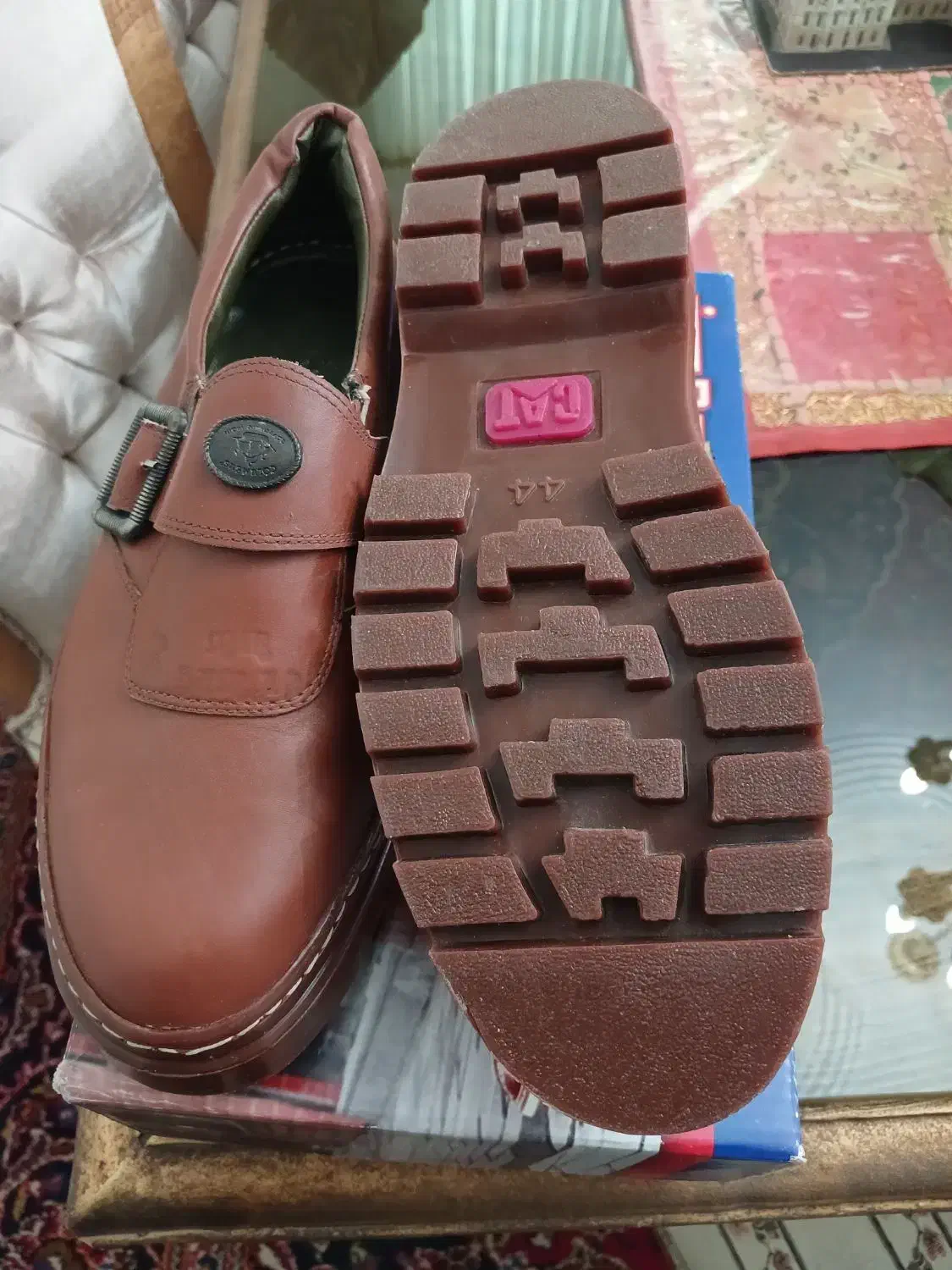 کفش چرم طبیعی مردانه|کیف، کفش، کمربند|اصفهان, خانه اصفهان|دیوار