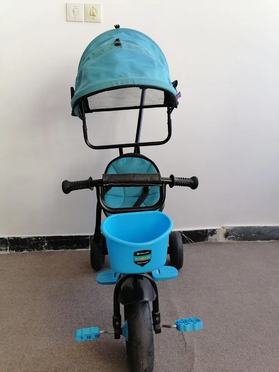 سه چرخه کودک کارن دلیجان|دوچرخه، اسکیت، اسکوتر|مراغه, |دیوار