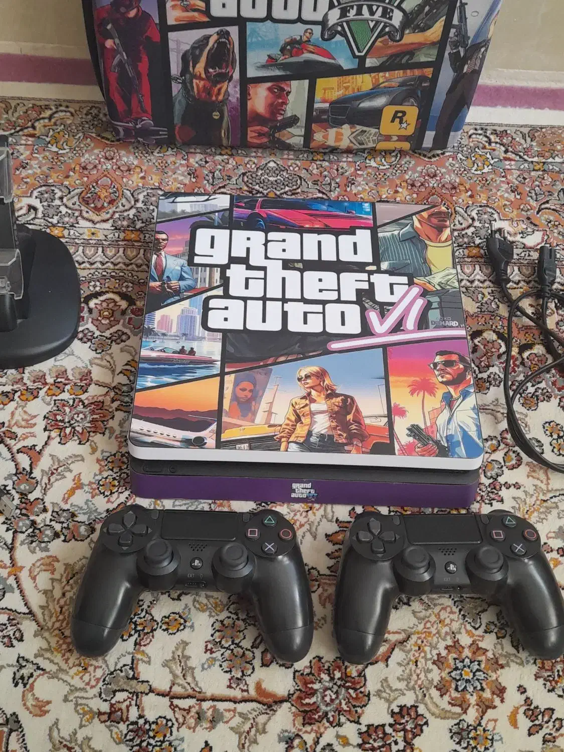 سونی۴ اسلیم یک ترا ۲ دسته|کنسول، بازی ویدئویی و آنلاین|قم, نخودی|دیوار