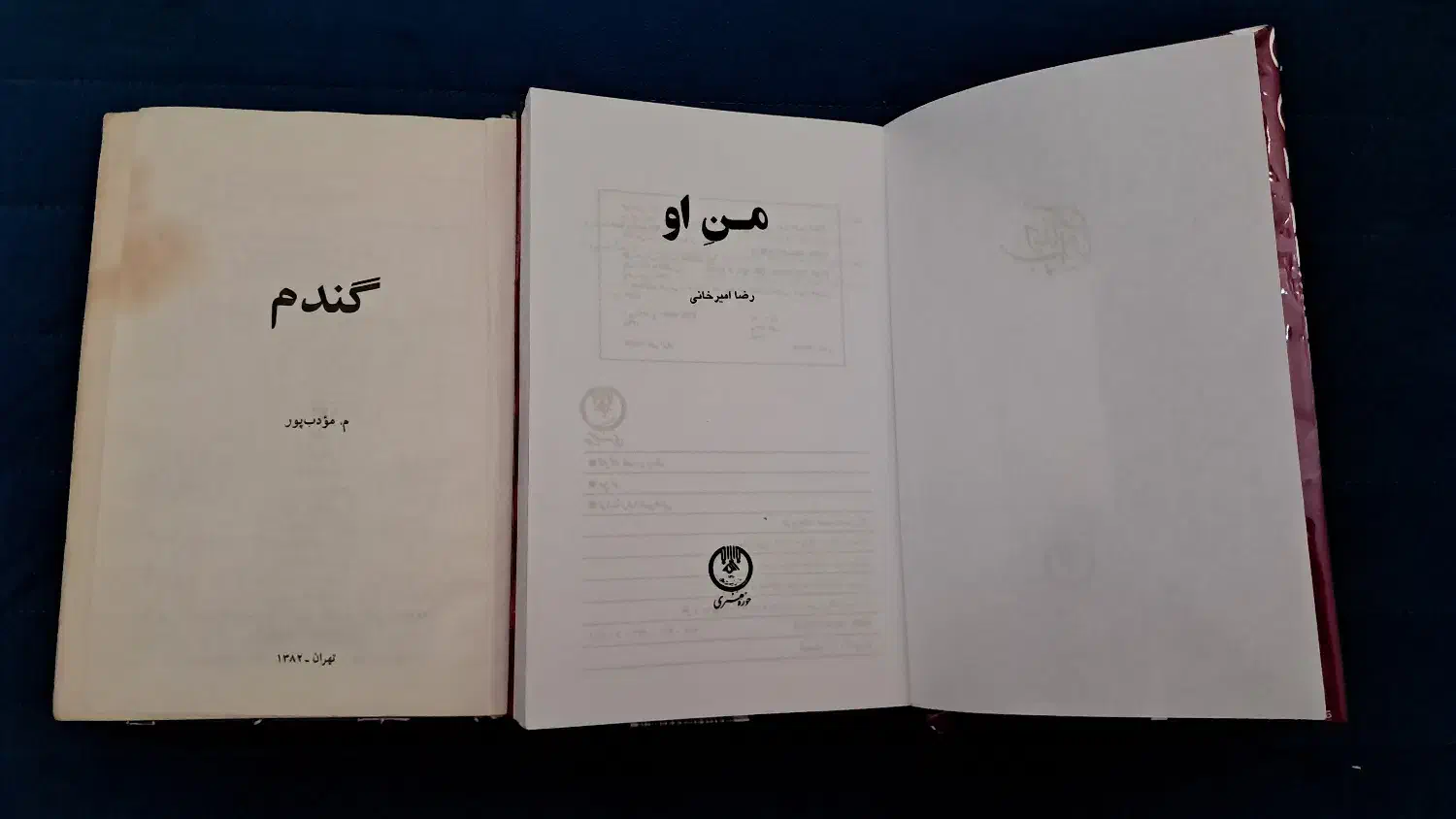 کتاب من او - گندم|کتاب و مجله ادبی|بومهن, |دیوار