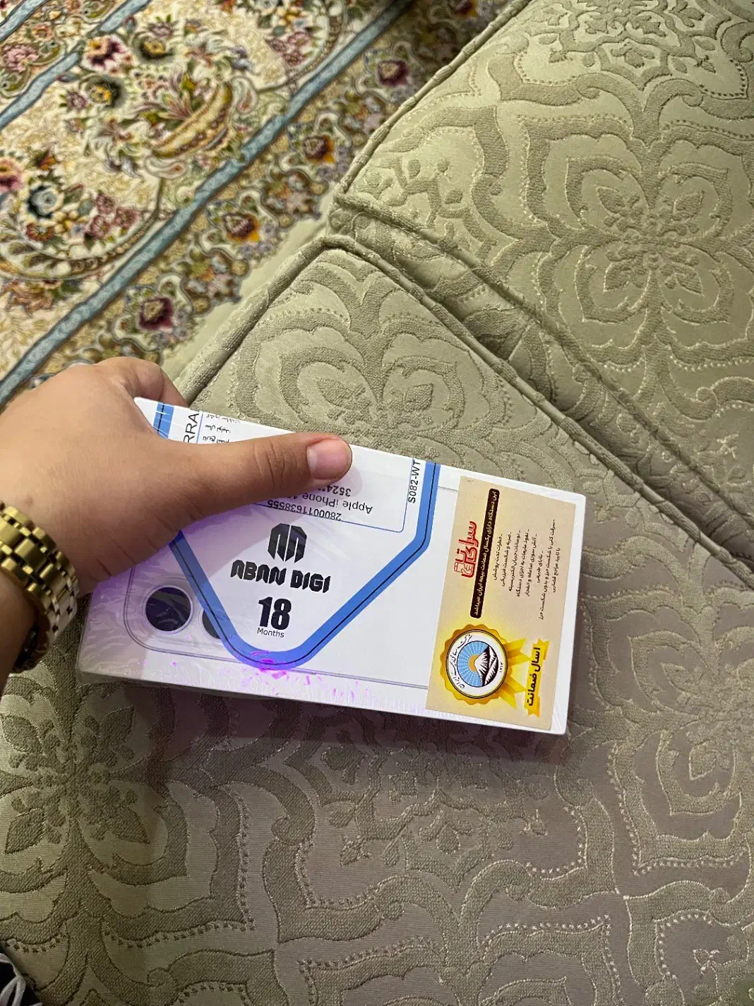 آیفن ۱۶نرمال سفید نات اکتیو+بیمه و گارانتی|موبایل|شهریار, شهریار|دیوار