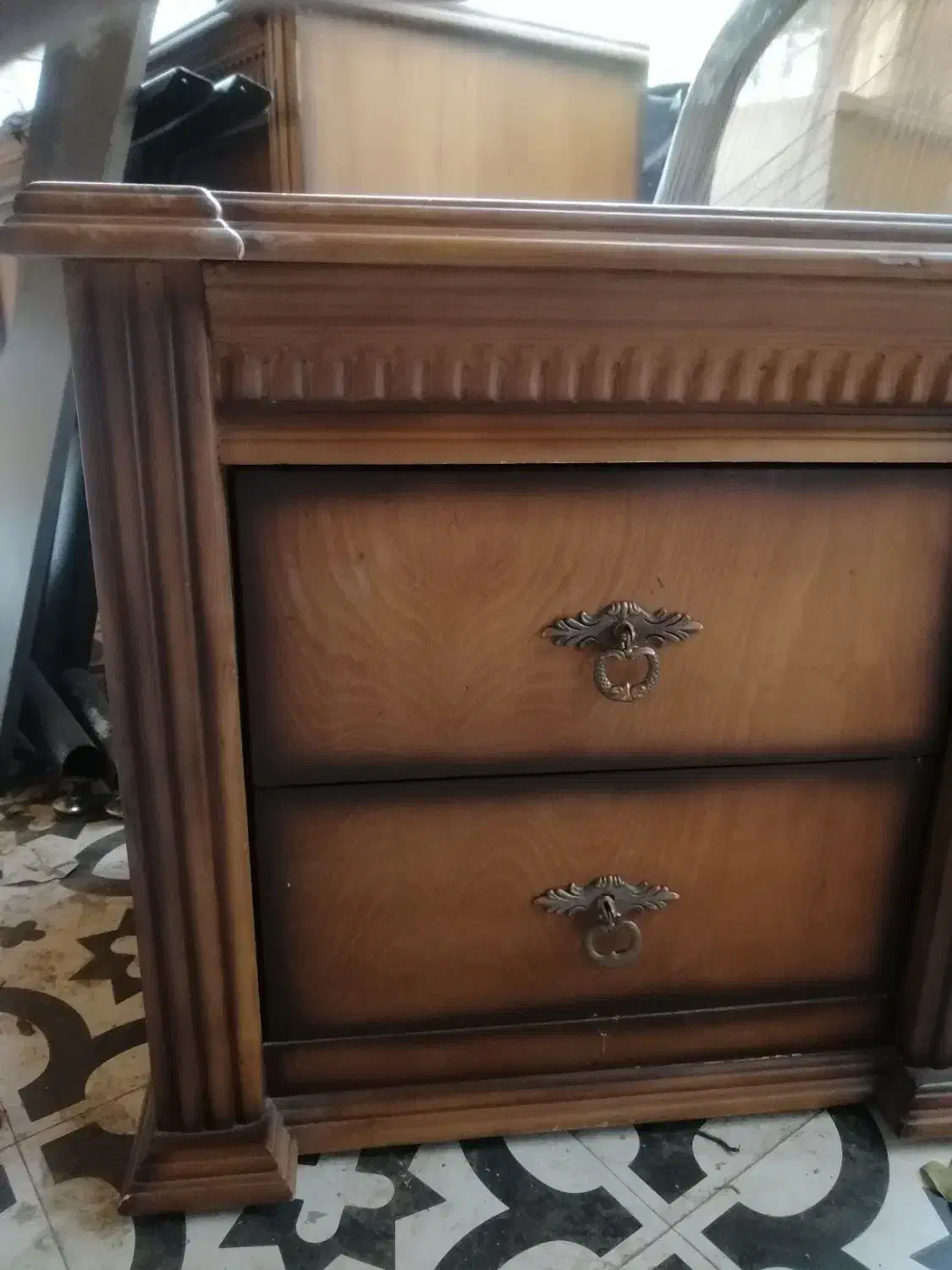 میز دراور یا ارایش با پاتختی|جاکفشی، کمد، دراور|بومهن, |دیوار