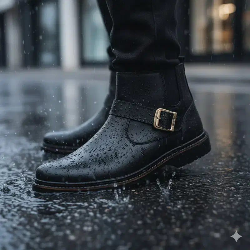 نیم بوت مشکی مردانه مدل Sorush|کیف، کفش، کمربند|اصفهان, باغ زرشک|دیوار