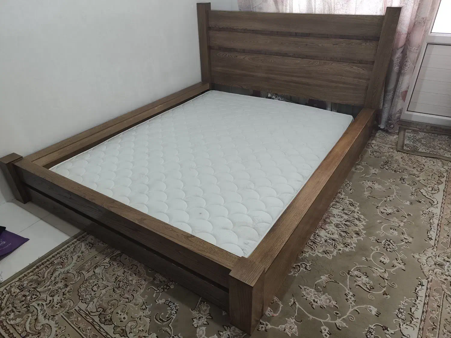 تخت دونفره چوبی|تخت و سرویس خواب|اسلامشهر, مطهری|دیوار