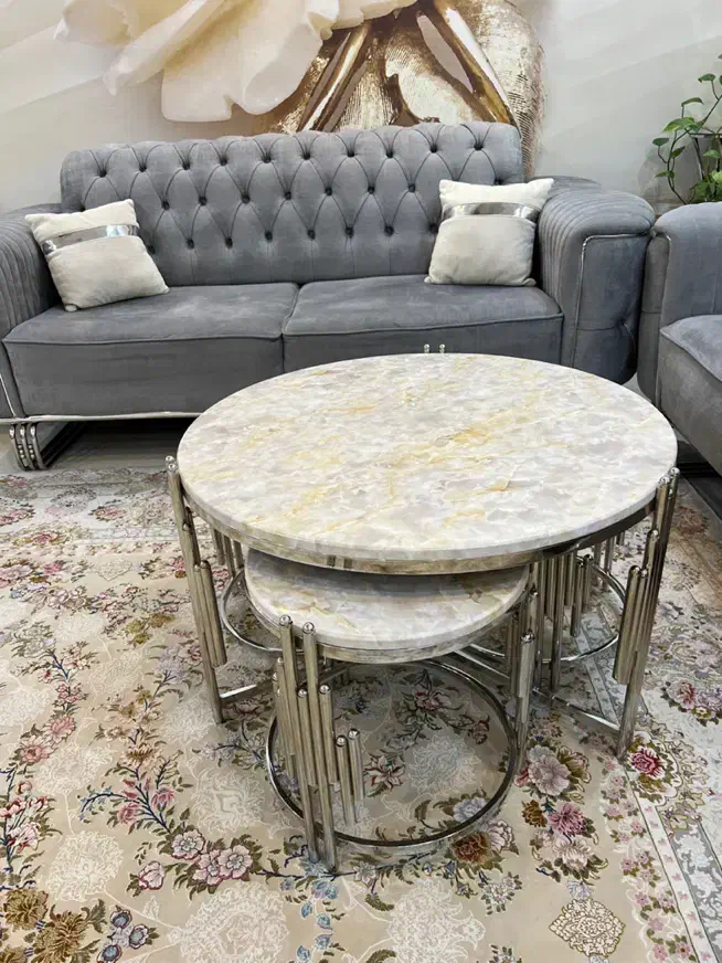 مبل چستر پایه استیل|مبلمان خانگی و میز عسلی|تهران, فلاح|دیوار