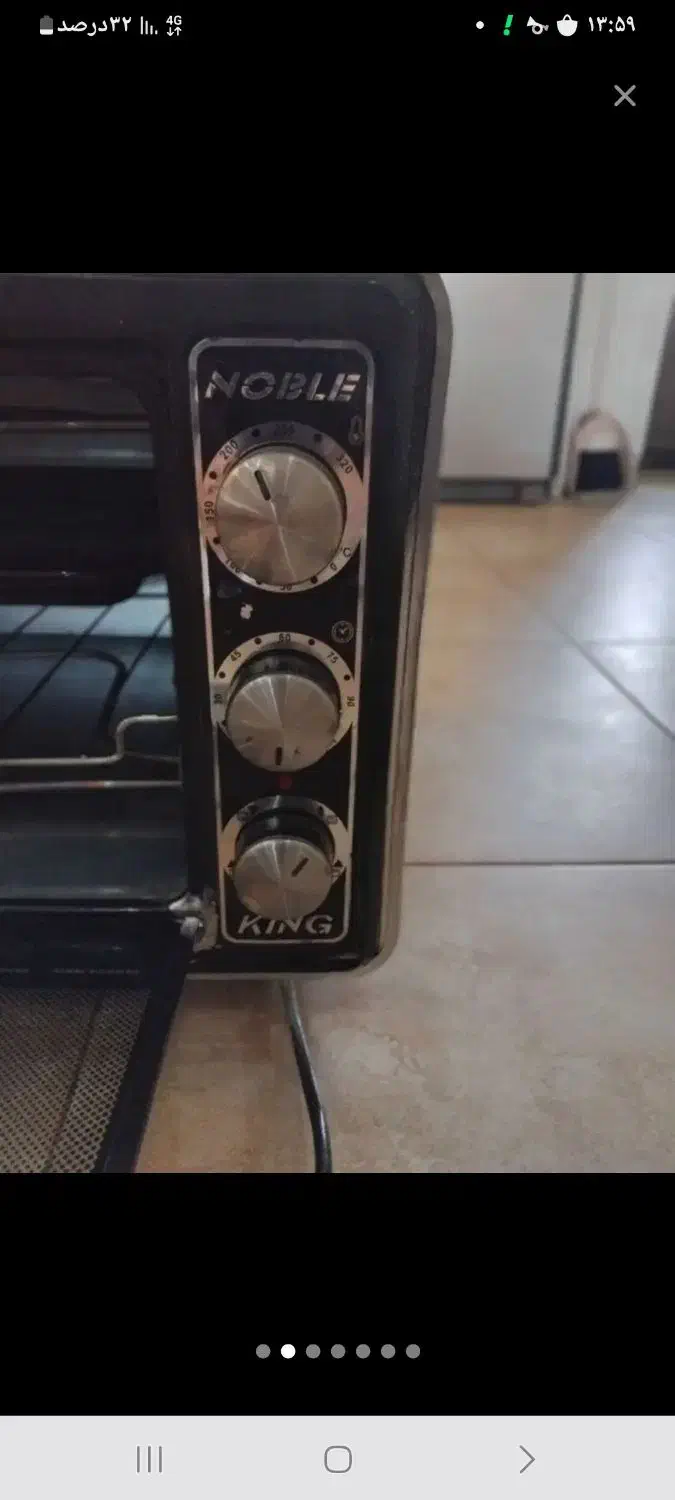 اون توستر نوبل کینگ|اجاق گاز و لوازم برقی پخت‌وپز|رشت, پارک شهر|دیوار