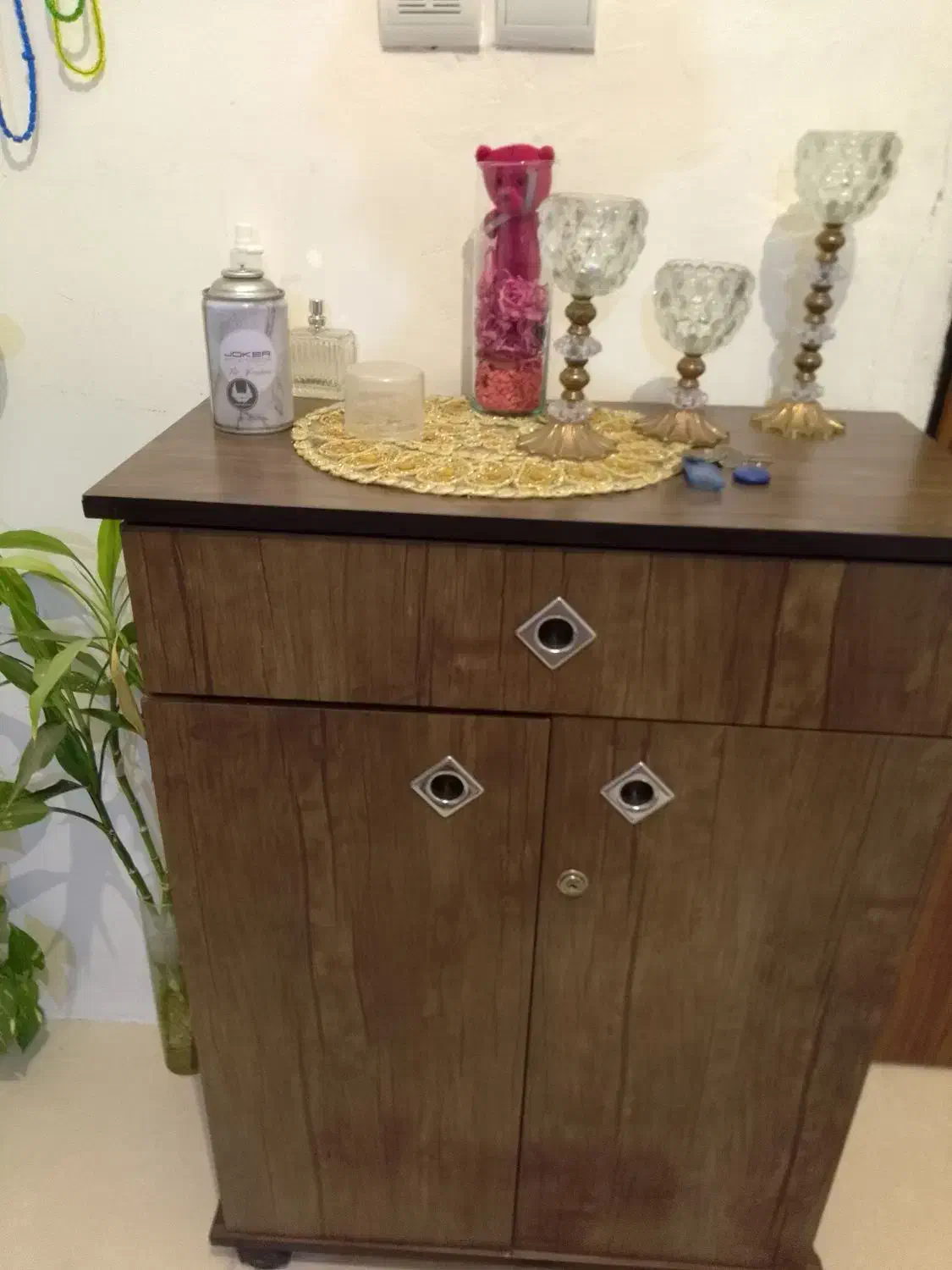 جاکفشی وساعت دیواری ایستاده جنسش ام دی اف|ساعت دیواری و تزئینی|گلبهار, شهر جدید گلبهار|دیوار