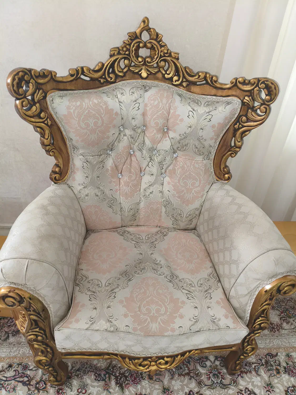 مبل 9 نفره سلطنتی|مبلمان خانگی و میز عسلی|رشت, حمیدیان|دیوار