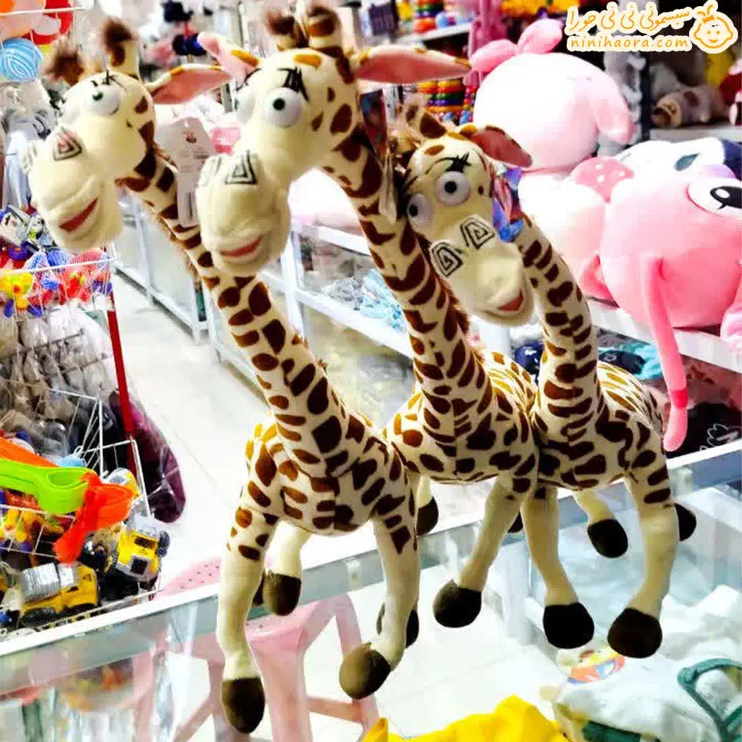 عروسک زرافه ماداگاسکار .وارجینال وارداتی|اسباببازی|تهران, دهقان|دیوار