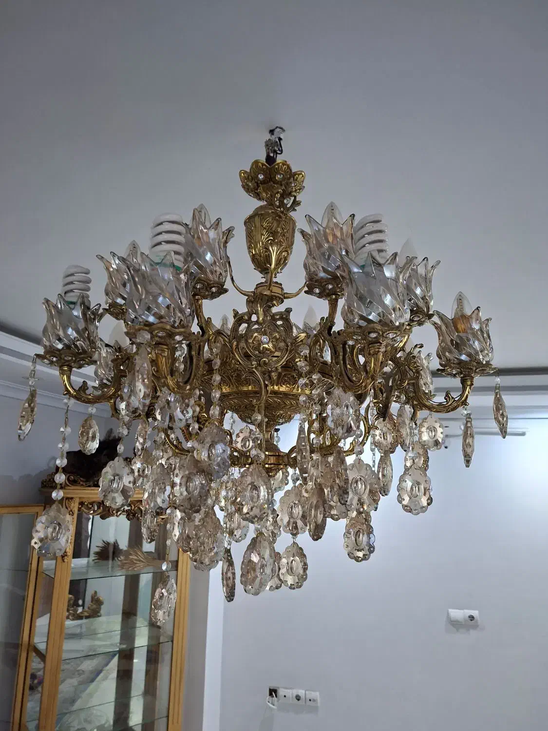 لوستر برنج|لوستر و چراغ آویز|تهران, شهرک ولیعصر جنوبی|دیوار