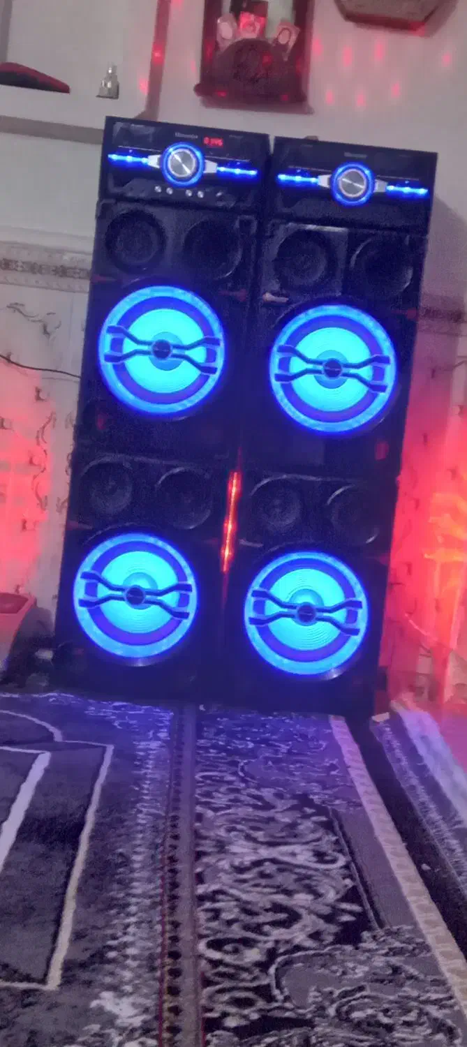 اسپیکر دوقلو معاوضه با دستگاه بلوک زنی|صوتی و تصویری|نرماشیر, |دیوار