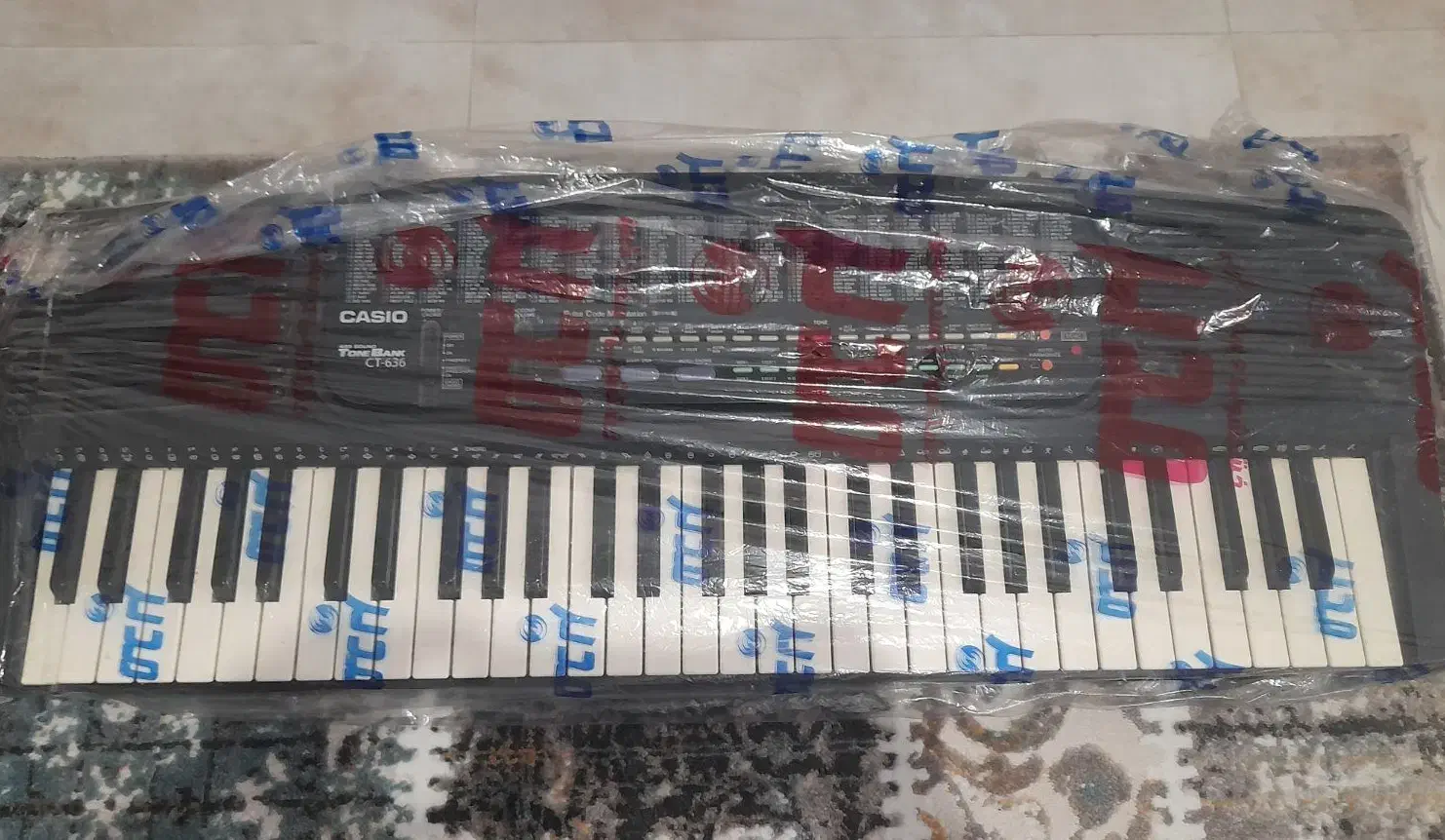 ارگ کاسیو مدل ct-636|پیانو، کیبورد، آکاردئون|نور, |دیوار