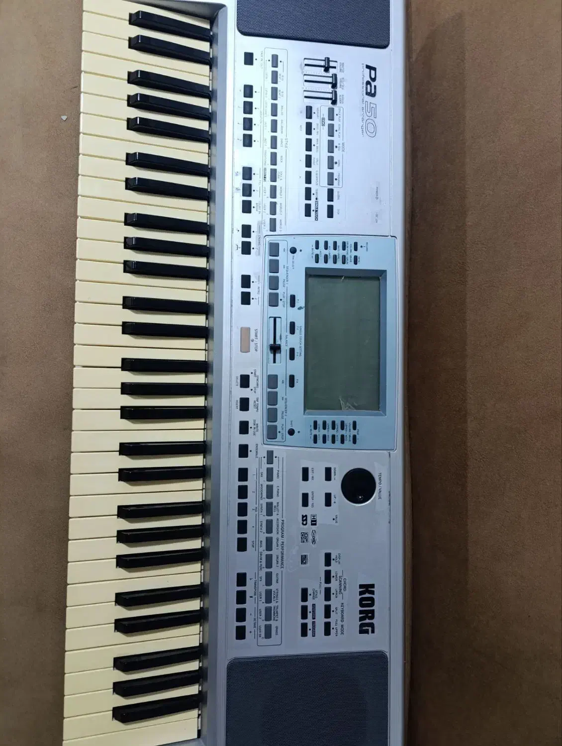 ارگ پیا 50 KORG تبدیل به 80|پیانو، کیبورد، آکاردئون|گرگان, |دیوار