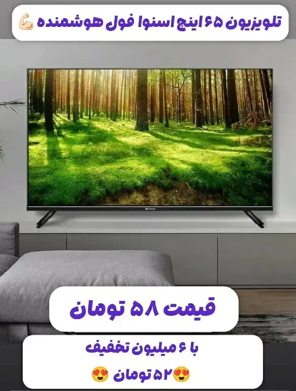 تلویزیون باماهی ۲ میلیون|تلویزیون و پروژکتور|اندیمشک, |دیوار