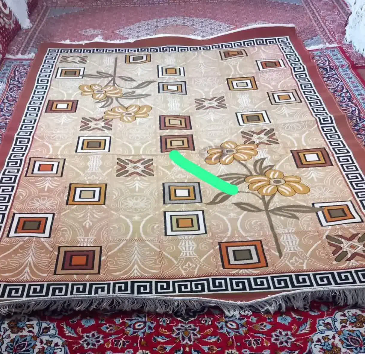 فرش ۶ متری شسته شده|فرش|چالوس, |دیوار