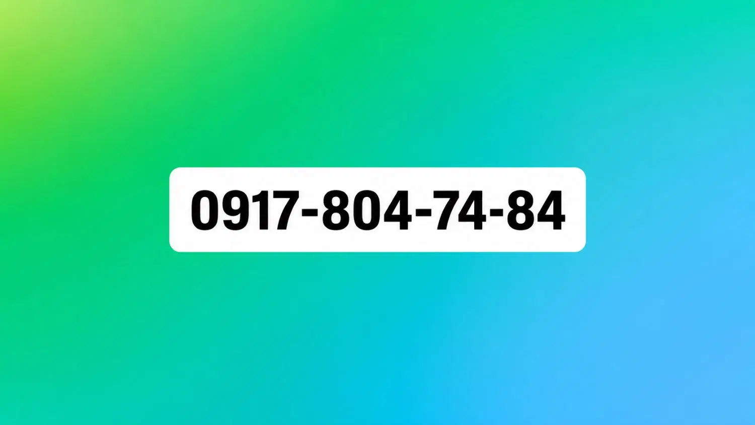 7484 804 0917|سیم‌کارت|شیراز, بریجستون|دیوار