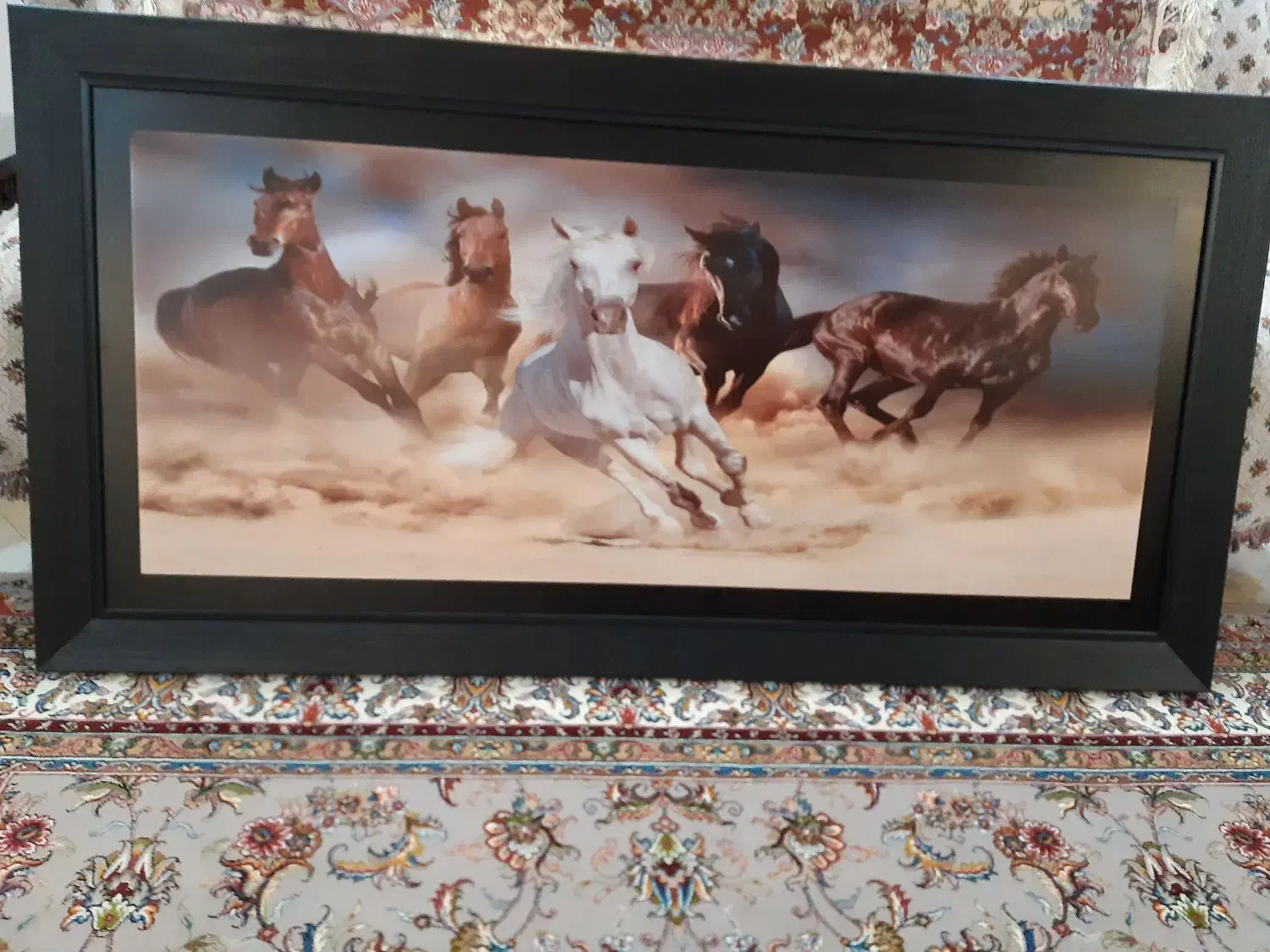 تابلو زیبا ی اسب|تابلو، نقاشی، عکس|تهران, نیروی دریایی|دیوار