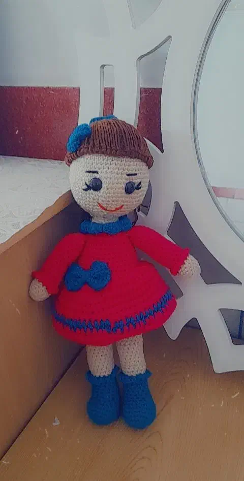 عروسک بافتنی|اسباب‌بازی بچه|زرند, |دیوار