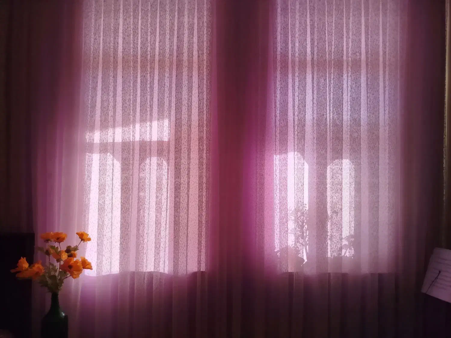 پرده اتاق خواب|پرده، رانر، رومیزی|تاکستان, |دیوار