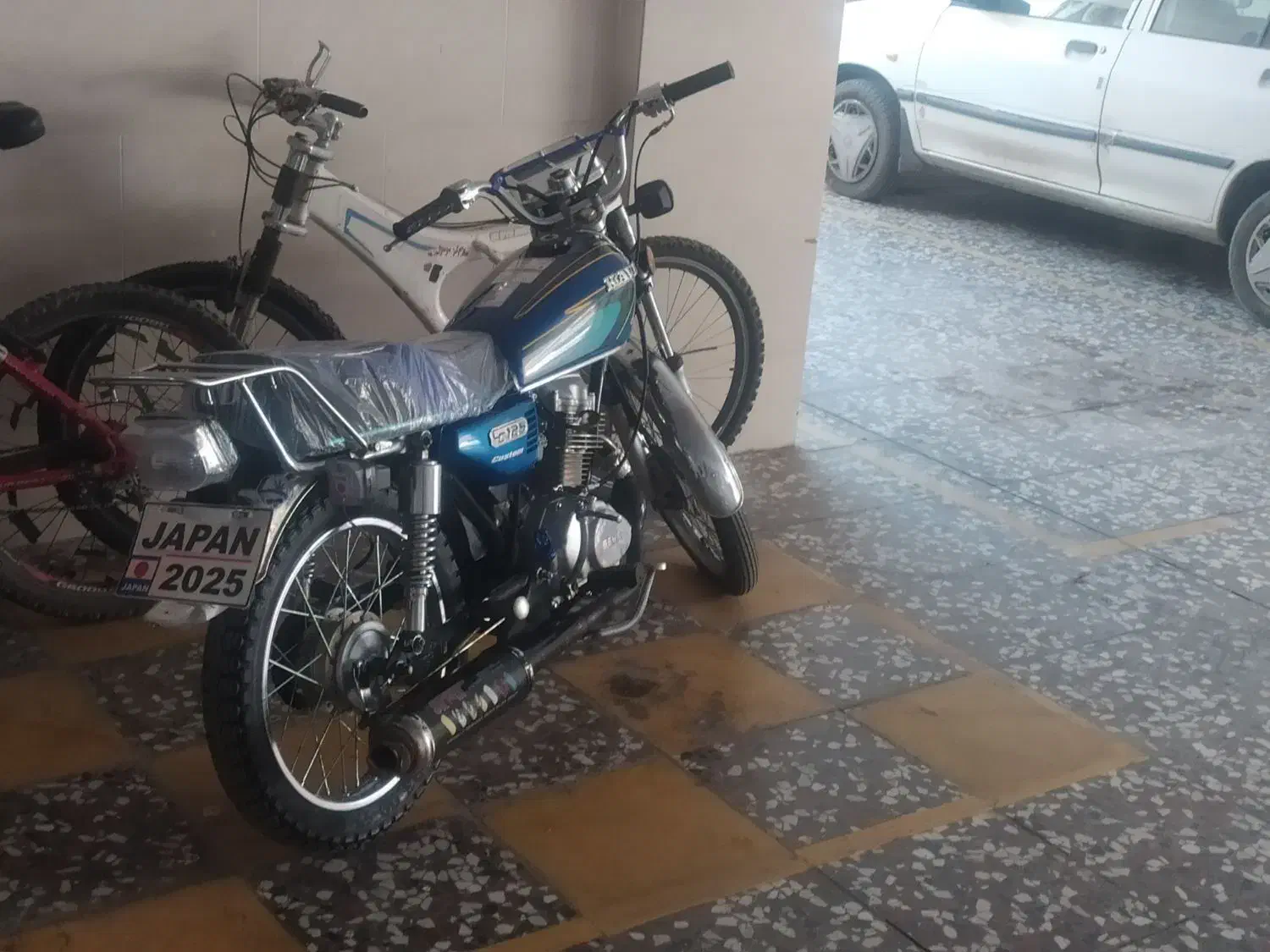 موتور 125 برگه مزایده|موتورسیکلت|پادنا علیا, |دیوار