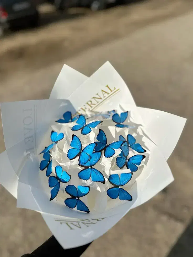 دسته گل پروانه ای|گل مصنوعی|سبزوار, پاسداران|دیوار